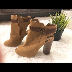 Bamboo open toed booties
